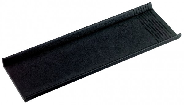 Läufer Stifteschale LA LINEA, aus Leder, schwarz