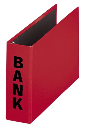 PAGNA Bankordner ´Basic Colours´, für Kontoauszüge, rot