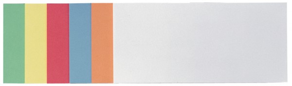 FRANKEN Moderationskarte, selbstklebend, Rechteck, 205x95 mm