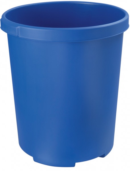 HAN Papierkorb MOBIL XXL, 50 Liter, PP, rund, blau