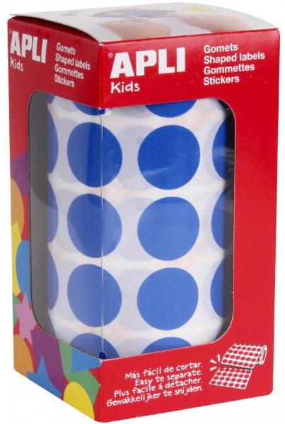 agipa apli Kids Sticker Creative ´Rund´, auf Rolle, blau