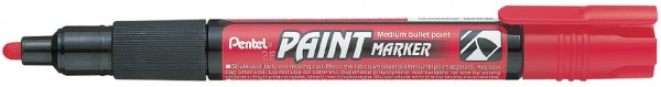 Pentel Permanent-Marker PAINT MARKER MMP20, rot