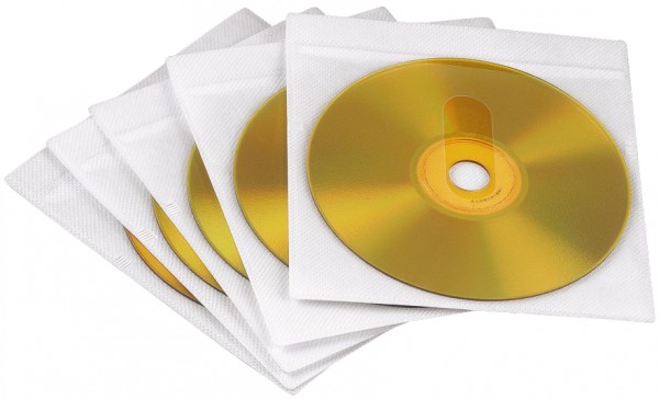 hama CD-/DVD-Hülle, für 1 CD/DVD, PP, selbstklebend
