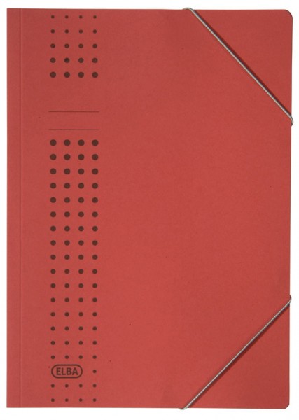 ELBA chic-Eckspanner aus Karton, A4, rot