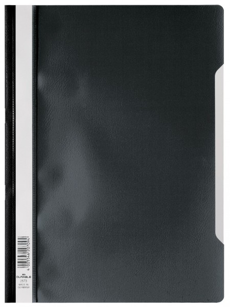 DURABLE Schnellhefter, DIN A4, aus PP-Folie, schwarz