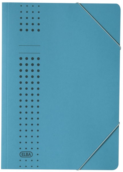 ELBA chic-Eckspanner aus Karton, A4, blau