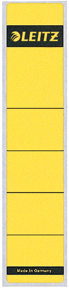 LEITZ Ordnerrücken Etikett 39 x 192 mm kurz schmal grau 10 Etiketten