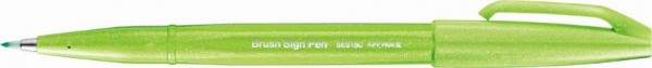 PentelArts Faserschreiber Brush Sign Pen SES 15, knospengrün