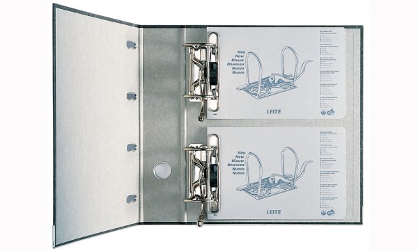 LEITZ Wolkenmarmor-Doppelordner, für 2 x DIN A5 quer, 75 mm