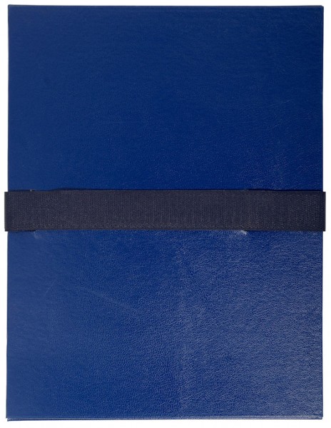 EXACOMPTA Dokumentenmappe mit Klettverschluss, dunkelblau