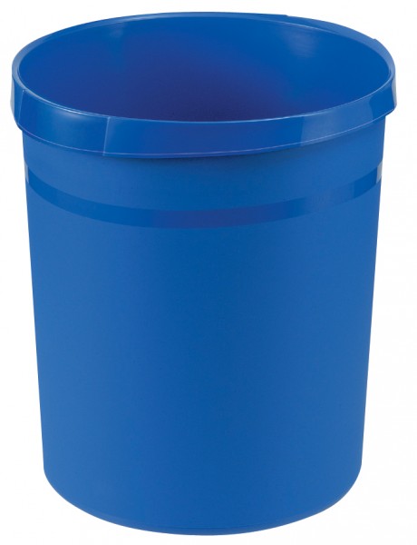 HAN Papierkorb GRIP, 18 Liter, rund, blau