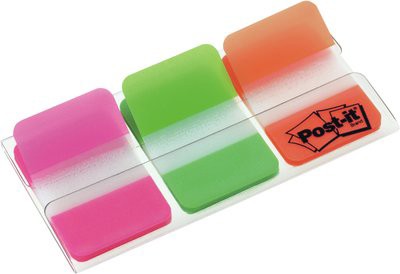 Post-it Haftmarker Index Strong, 25,4 x 38 mm, 3-farbig