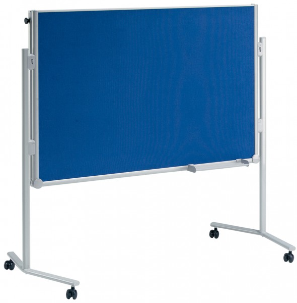 MAUL Moderationstafel professionell, klappbar, blau/Weißwand