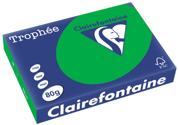 Clairalfa Trophée 1991C, A4, 80 g/m² - billiardgrün - billiardgrün
