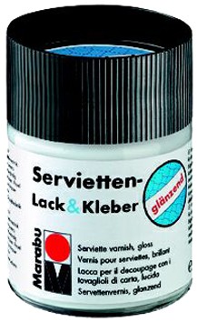 Marabu Servietten-Lack & Kleber, glänzend, 50 ml, im Glas
