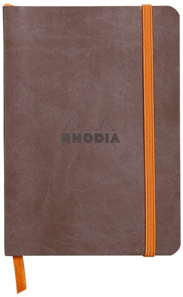 RHODIA Notizbuch RHODIARAMA, DIN A6, liniert, schokolade