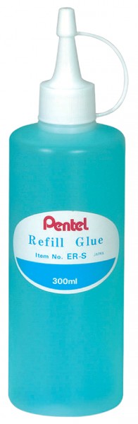 Pentel Flüssigkleber Nachfüll-Flasche ER-S, Inhalt: 300 ml