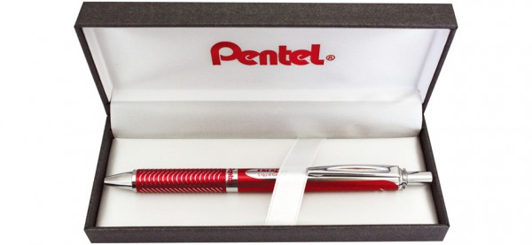Pentel Gel-Tintenroller EnerGel Sterling BL407, rot