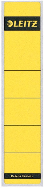 LEITZ Ordnerrücken-Etikett, 39 x 192 mm, kurz, schmal, gelb