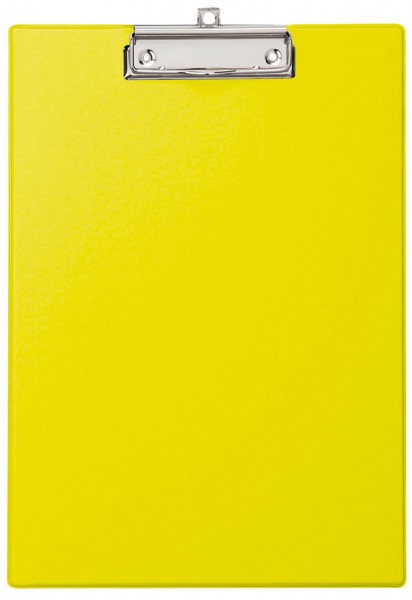 MAUL Klemmbrett, DIN A4, mit Folienüberzug, gelb