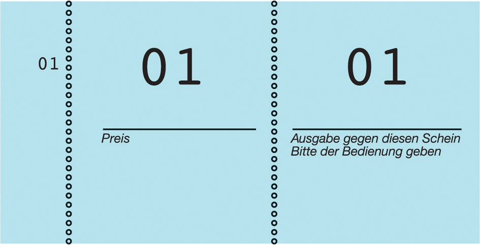 AVERY Zweckform Nummernblock 1-1000 105 x 53 mm rot 10 Blöcke à 100 Blatt 