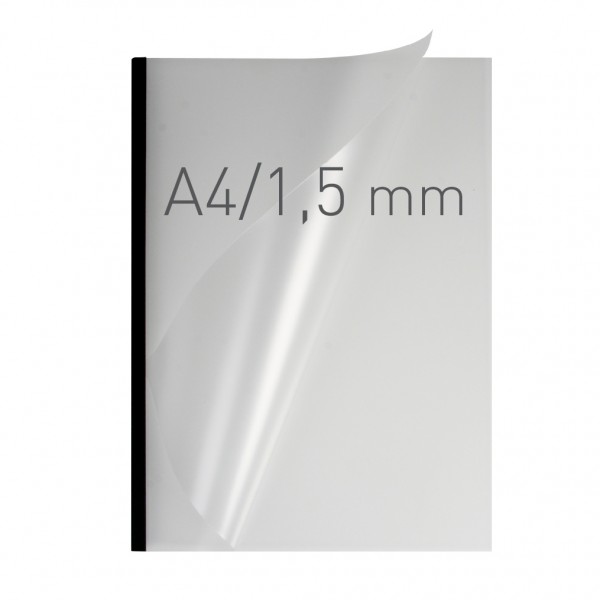 EasyCOVER A4 - PVC matt - 1,5 mm - schwarz - schwarz
