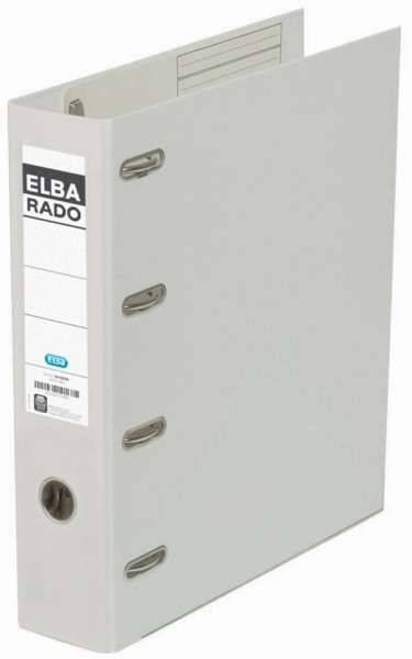 ELBA Doppelordner rado plast, Rückenbreite: 75 mm, weiß